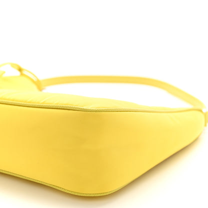 Prada Tessuto Nylon Saffiano Mini Re-Edition 2005 Bag Cedro 9 of 9