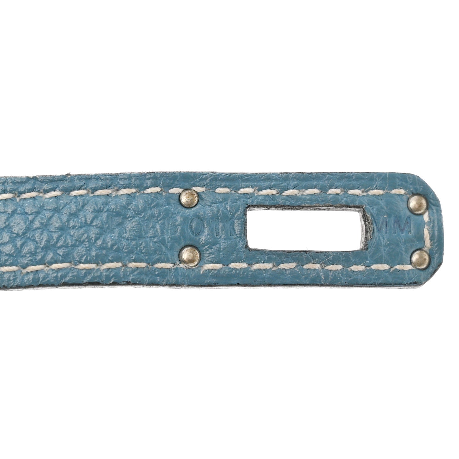 Hermes Togo Birkin 25 Blue Jean 7 of 12