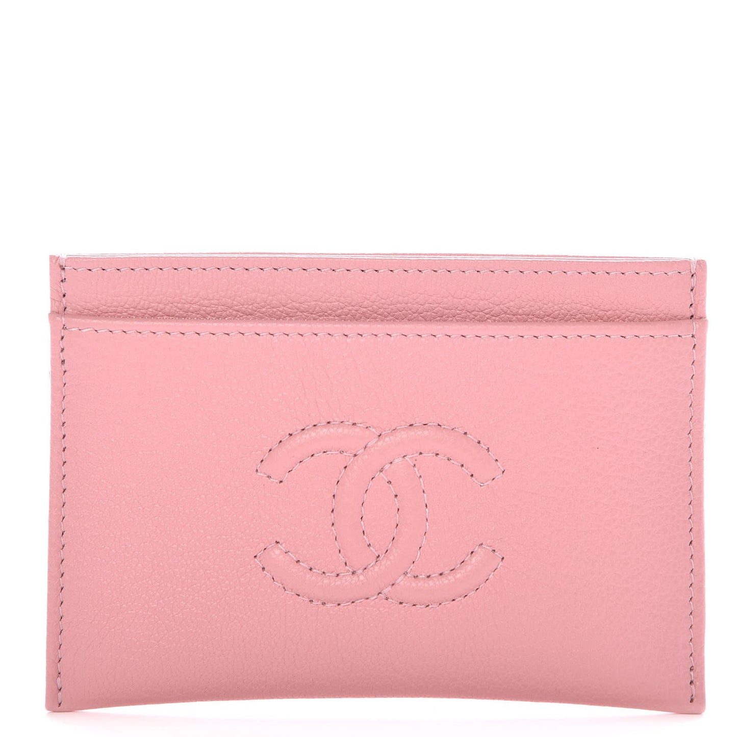 Calfskin CC Timeless Card Holder Pink