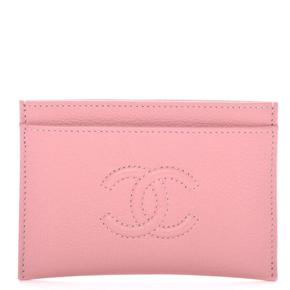 Chanel Calfskin CC Timeless Card Holder Pink 1 of 9