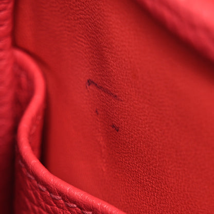 Hermes Taurillon Clemence Verso Lindy 26 Rouge Casaque Bougainvillea 14 of 19