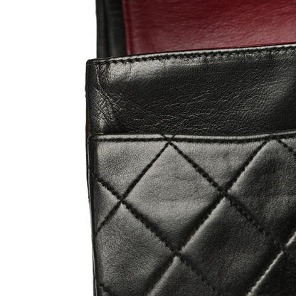 Chanel Lambskin Quilted Medium Double Flap Black 16 of 21