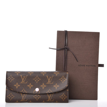 Louis Vuitton Monogram Emilie Wallet Rose Ballerine 7 of 7