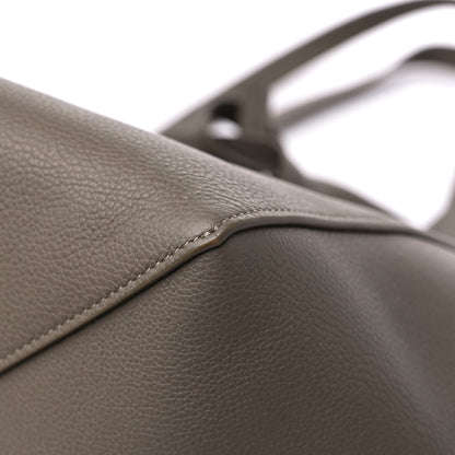 Celine Soft Grained Calfskin Small Belt Cabas Phantom Taupe 9 of 12