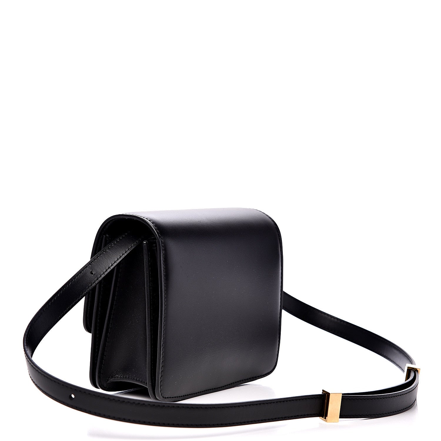 Celine Box Calfskin Small Classic Box Flap Bag Black 2 of 10