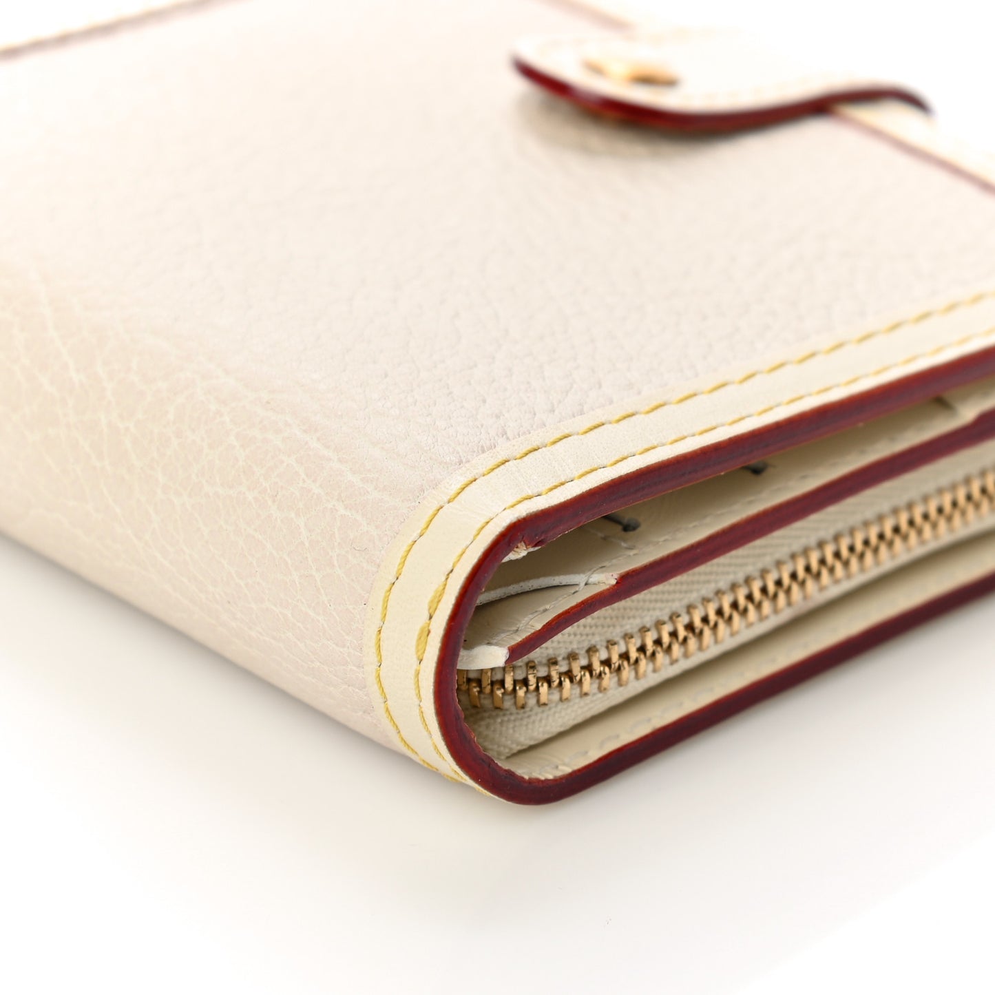 Suhali Compact Zipped Wallet White