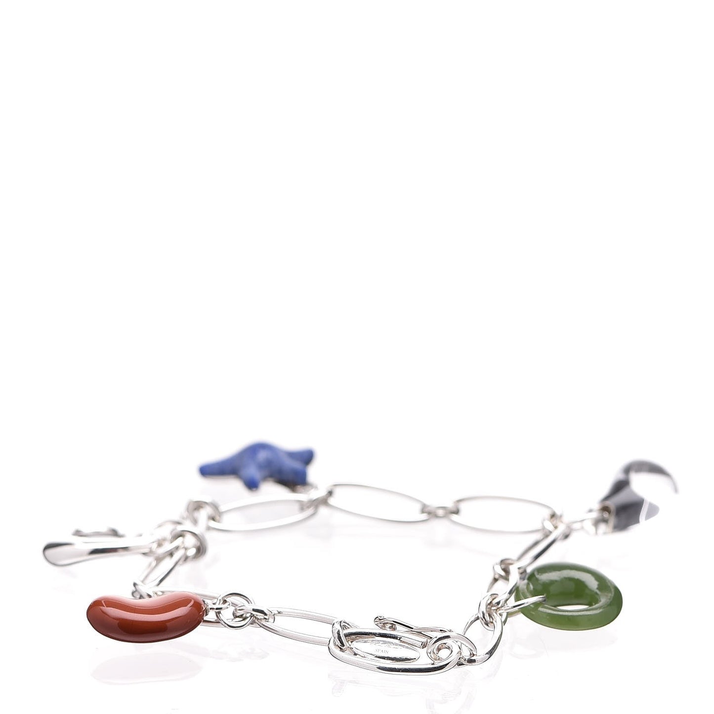 Sterling Silver Elsa Peretti Five Charm Bracelet