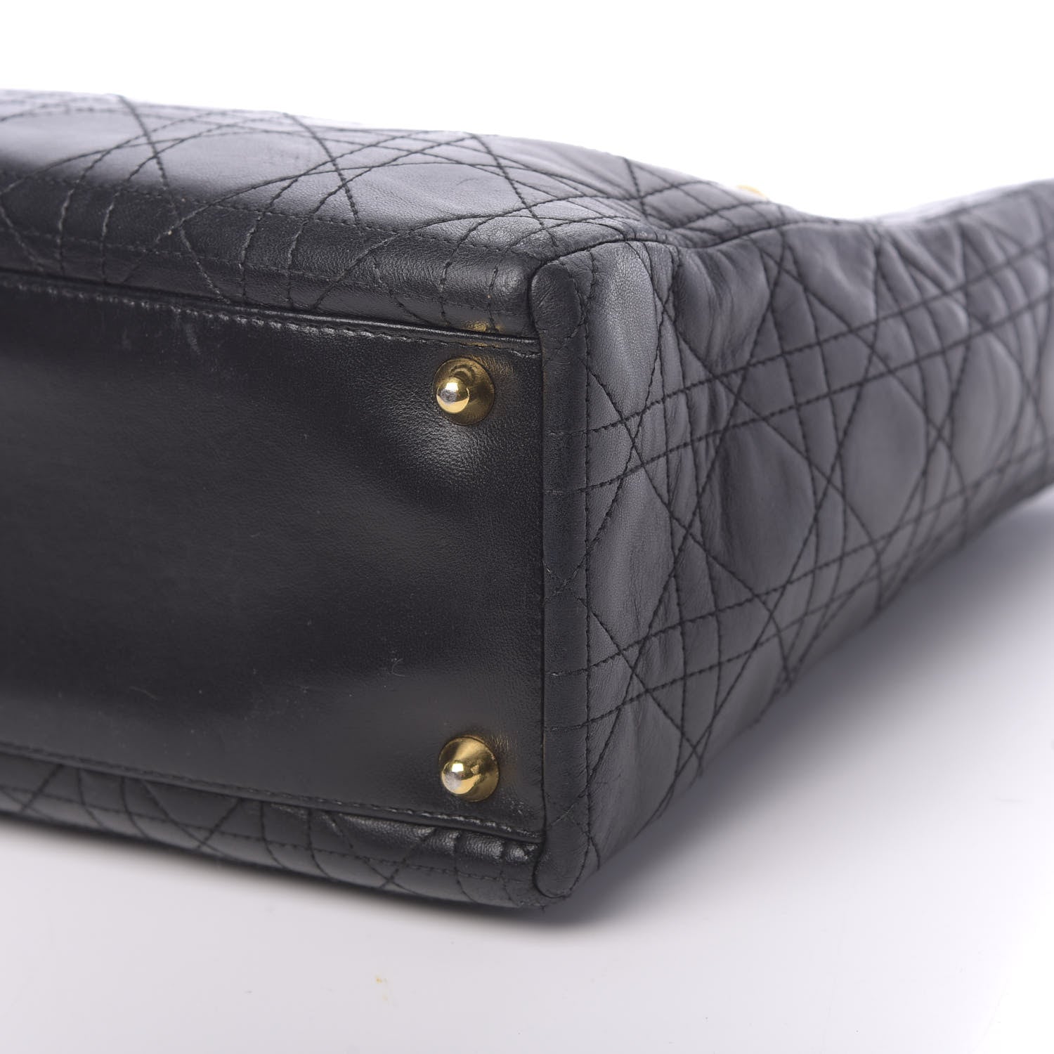 Christian Dior Lambskin Cannage Large Lady Dior Black 13 of 13