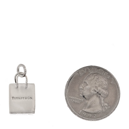 Tiffany Sterling Silver Shopping Bag Charm 2 of 4