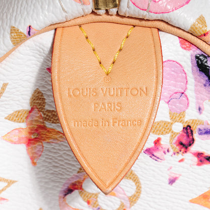 Louis Vuitton Watercolor Aquarelle Speedy 35 White 6 of 7