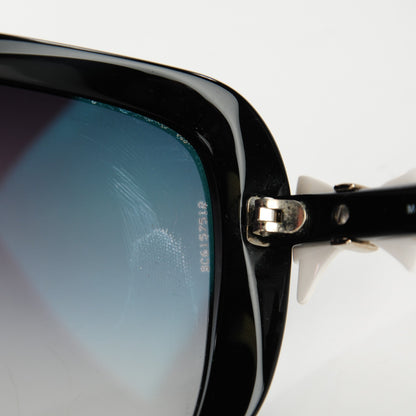 Chanel CC Bow Sunglasses 5171 Black White 5 of 7
