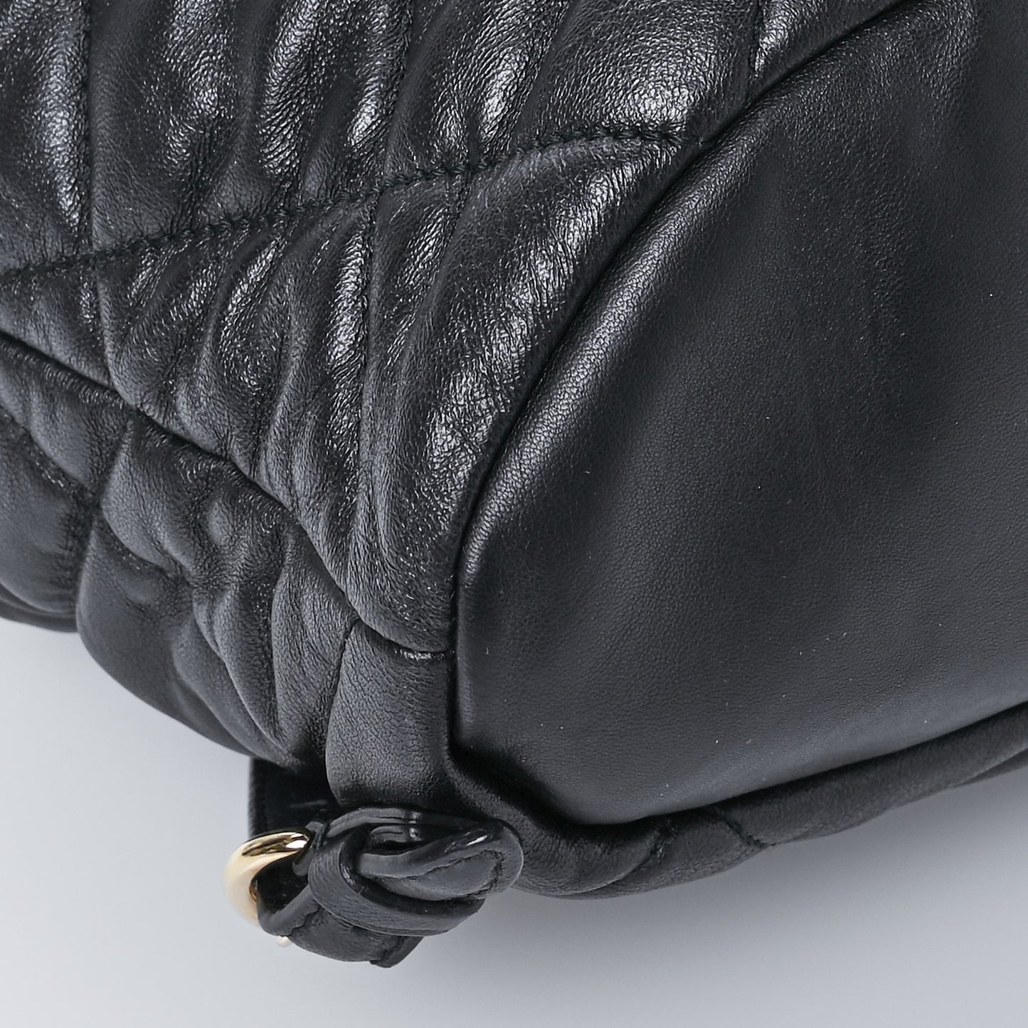 Calfskin Quilted Giuliette Backpack Black