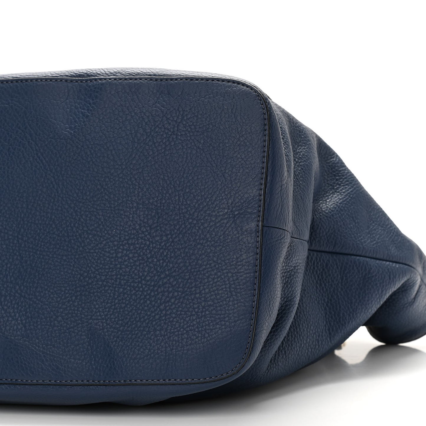 Calfskin Large New Marcie Tote Royal Navy