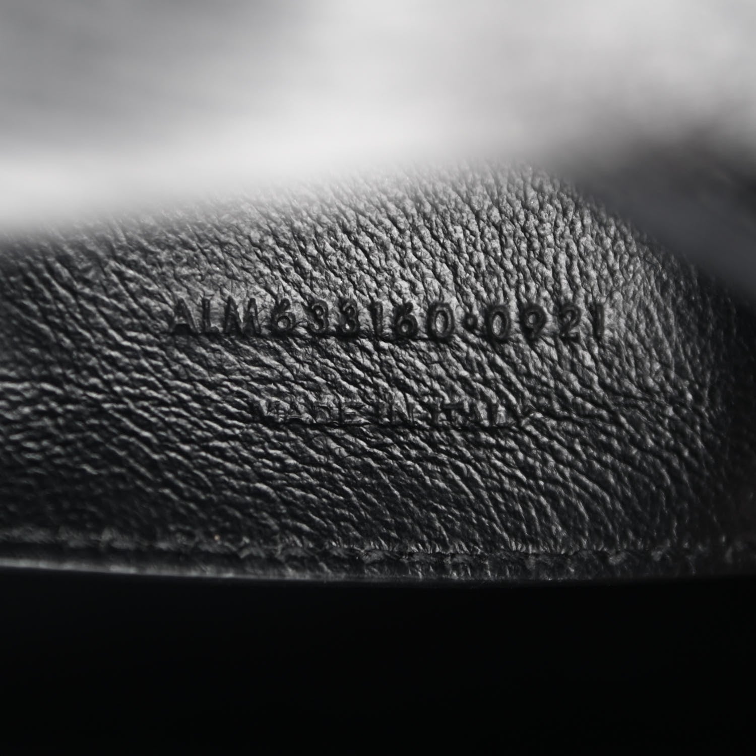 Saint Laurent Crinkled Lambskin Matelasse Monogram Baby Niki Chain Satchel Black 7 of 12