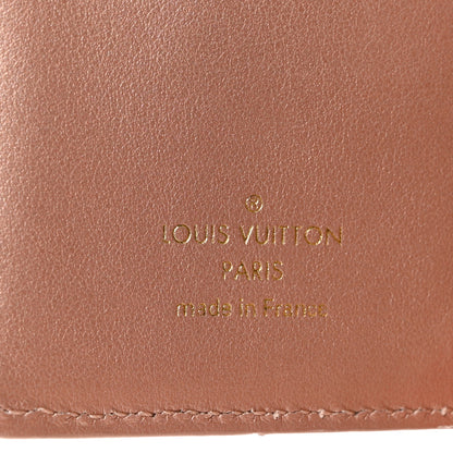 Louis Vuitton Metallic Lambskin Embossed Monogram Lou Coussin Wallet Rose Gold 6 of 6