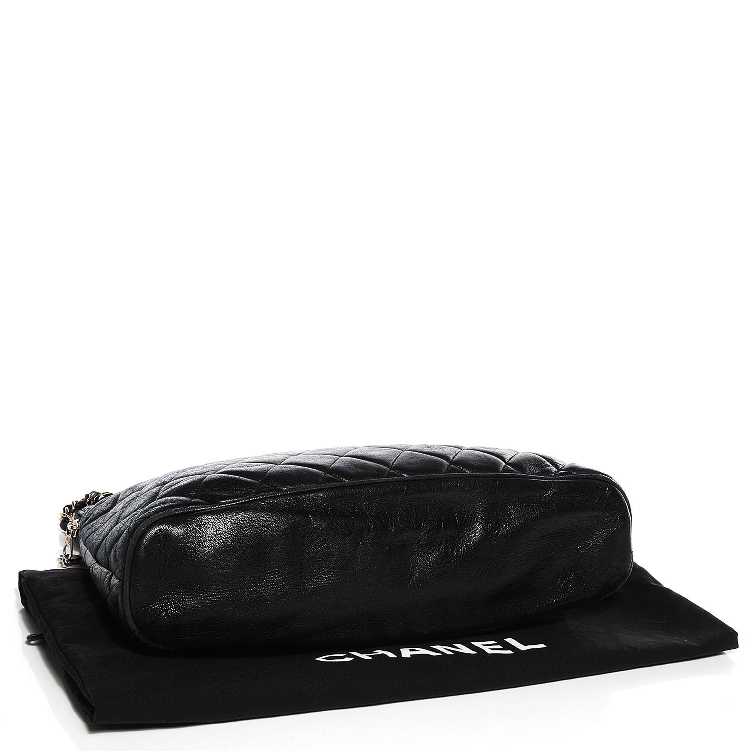 Chanel Lambskin Quilted Shoulder Bag Black 4 of 8
