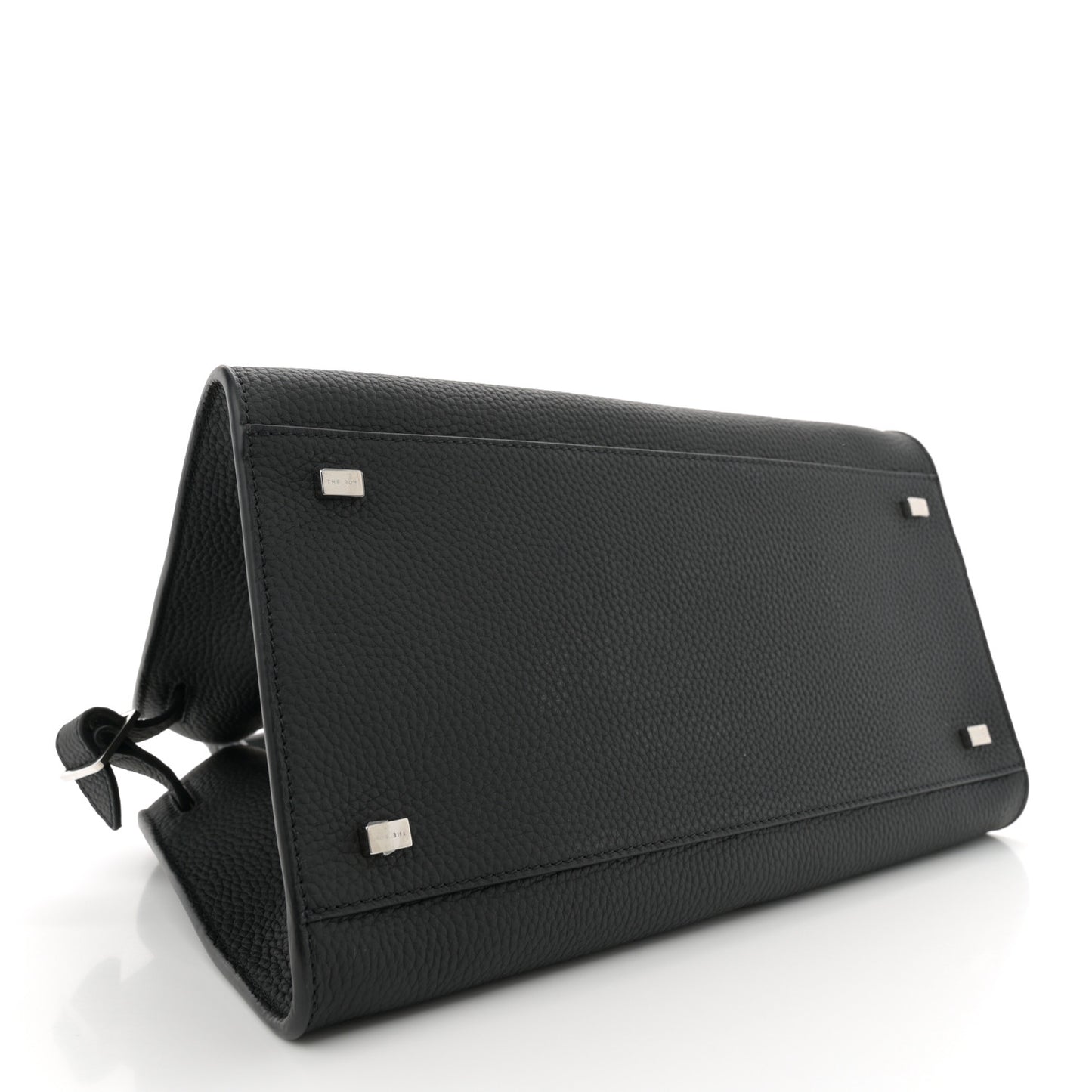 Matte Grained Calfskin Soft Margaux 12 Black