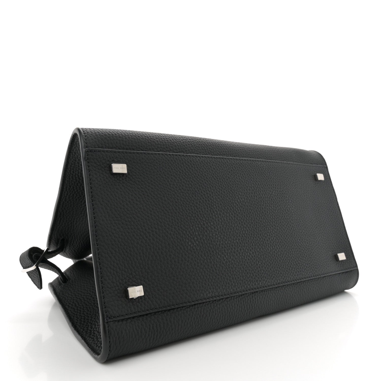 The Row Matte Grained Calfskin Soft Margaux 12 Black 4 of 9