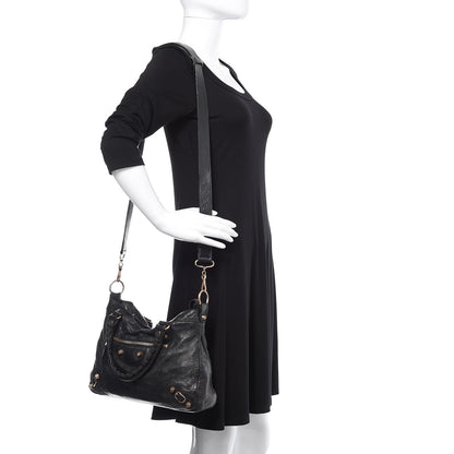 Balenciaga Agneau Giant 12 Rose Gold Hardware Town Black 3 of 16