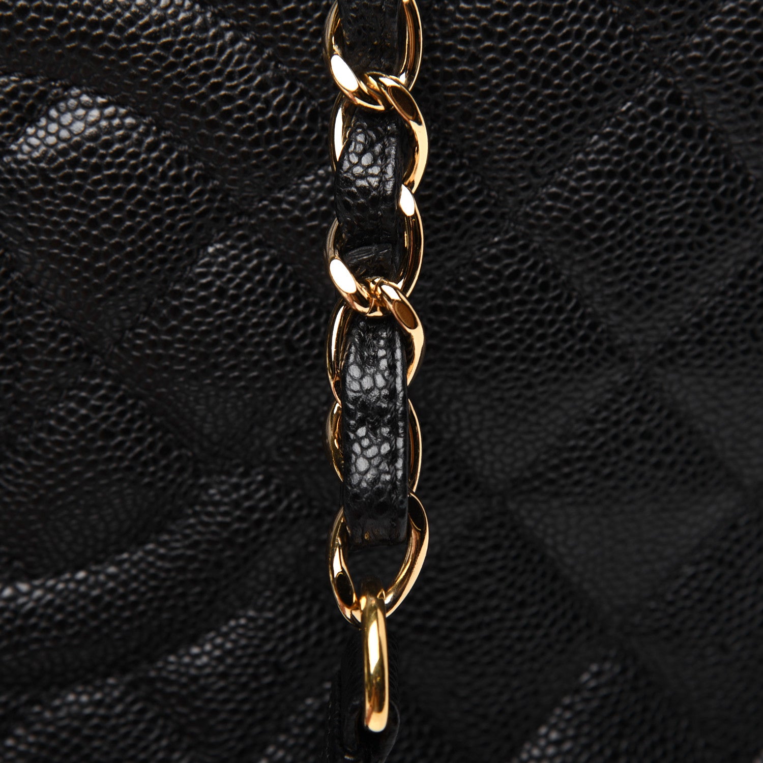 Chanel Caviar Quilted Grand Shopping Tote GST Black 25 of 28