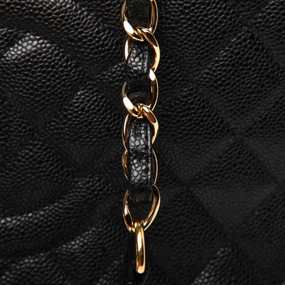 Chanel Caviar Quilted Grand Shopping Tote GST Black 25 of 28