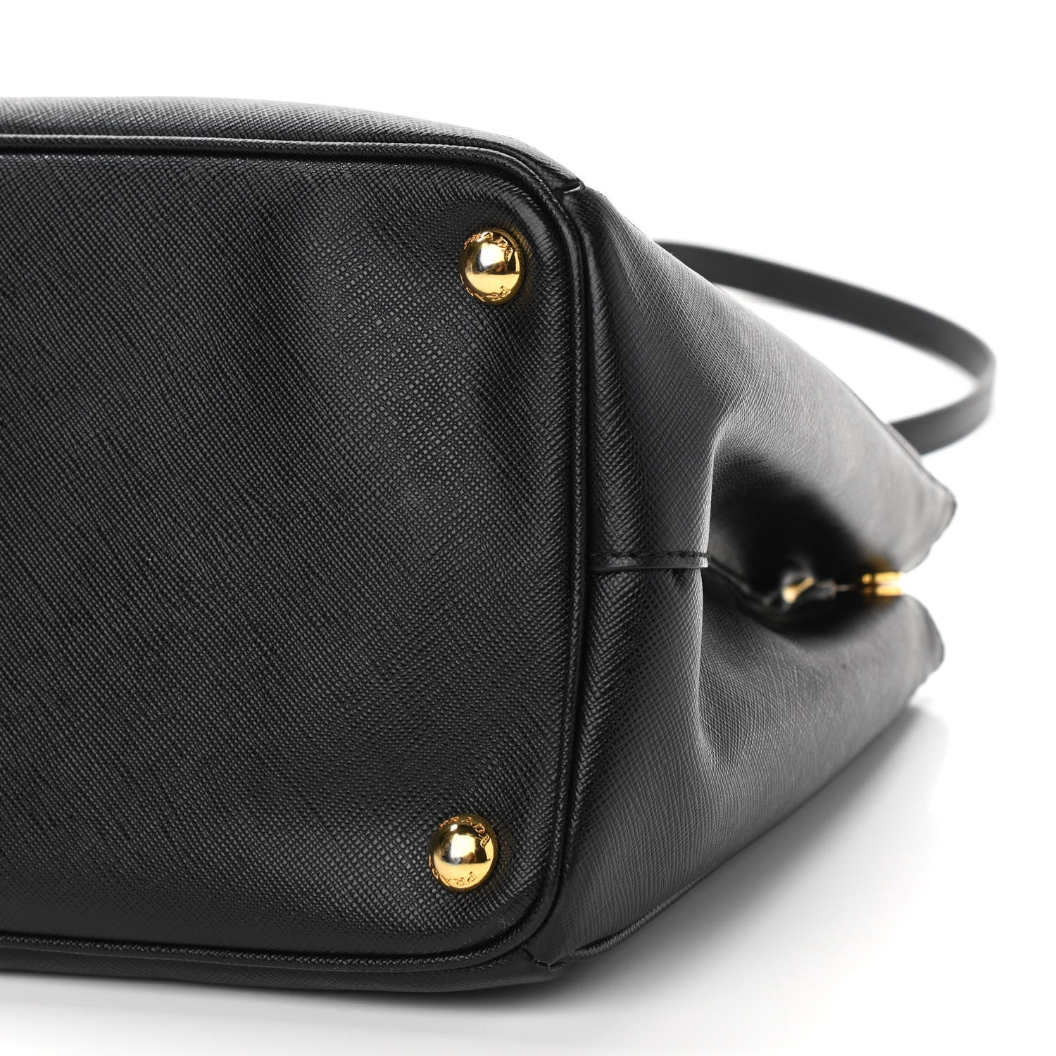 Prada Saffiano Medium Galleria Double Zip Tote Black 9 of 10