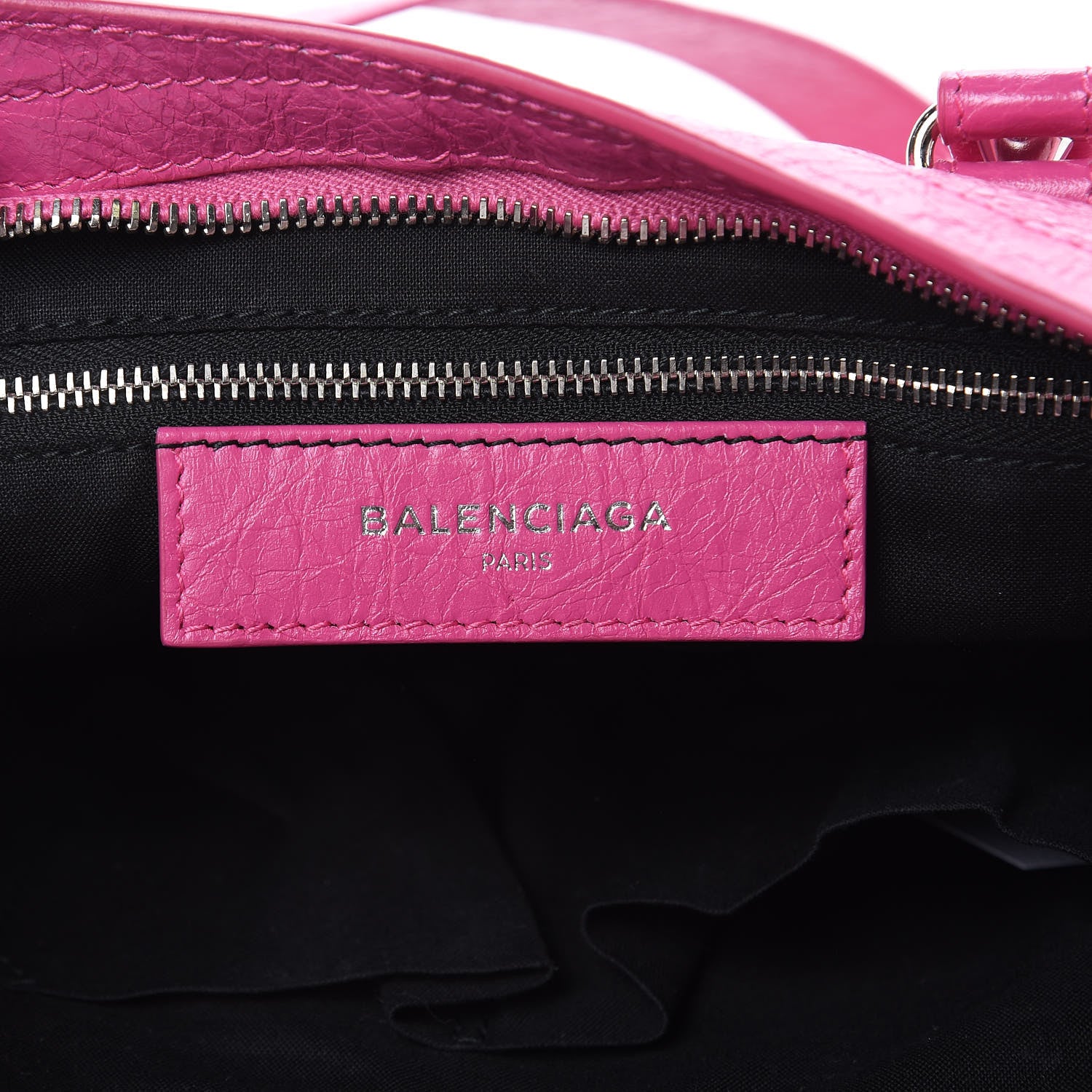 Balenciaga Agneau Classic Silver Hardware S City Rose Flamingo 6 of 10
