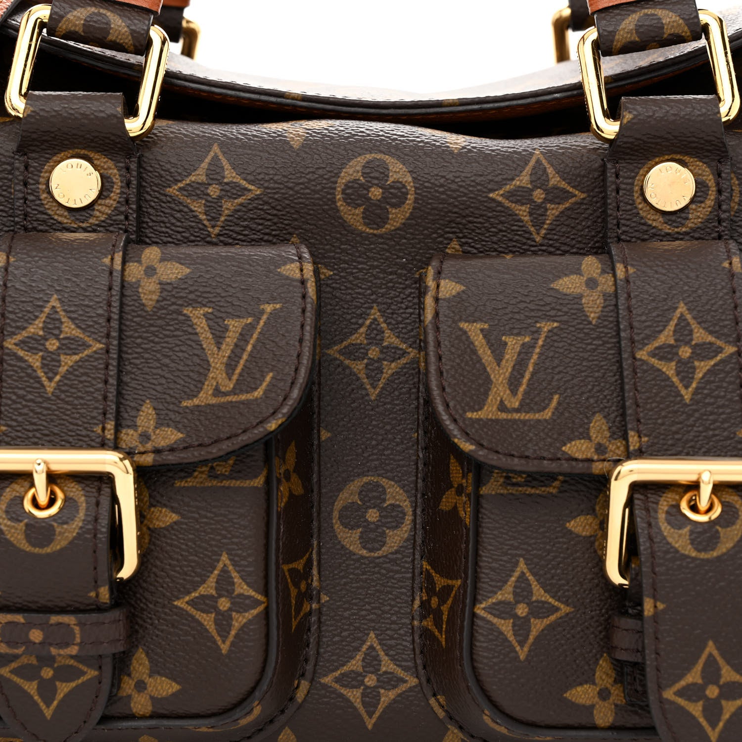 Louis Vuitton Monogram Manhattan NM Caramel 9 of 13