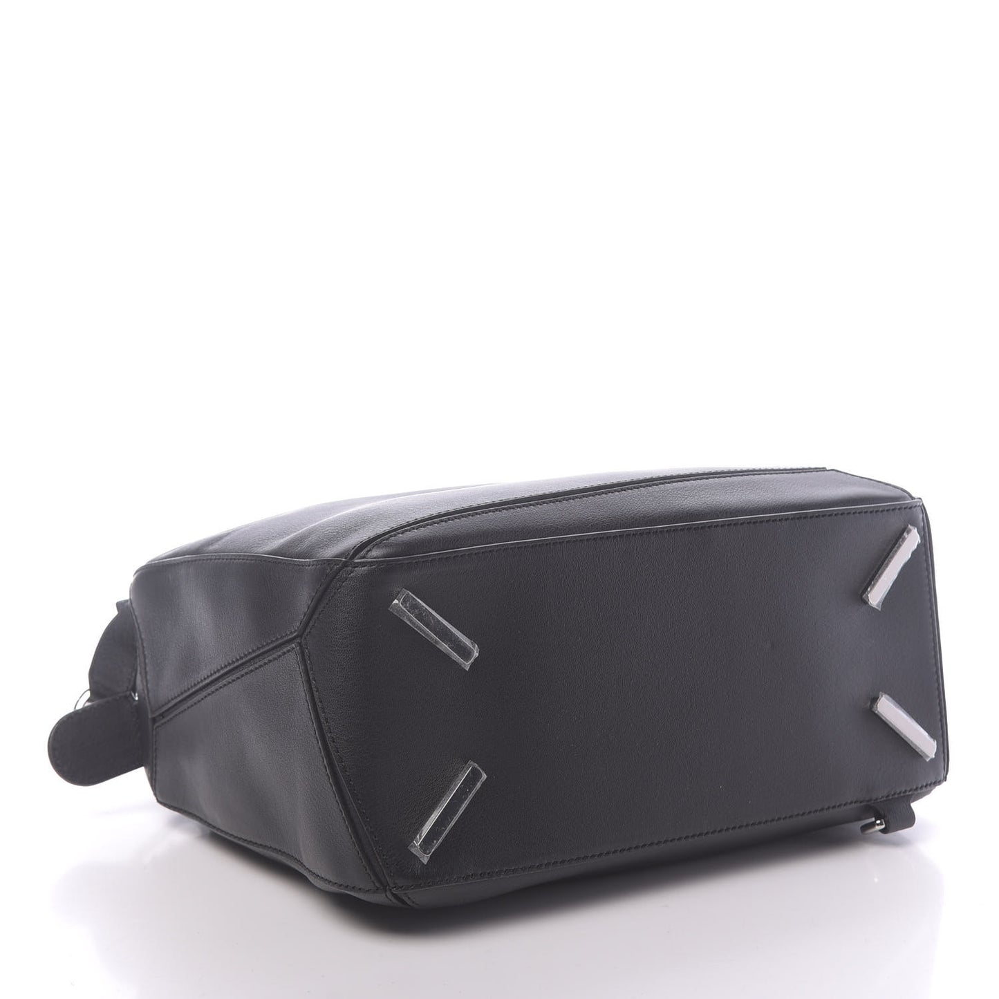 Calfskin Medium Puzzle Bag Black