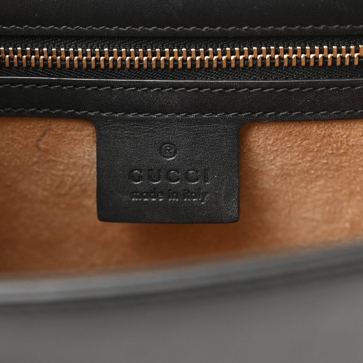 Gucci Calfskin Small Sylvie Shoulder Bag Black 6 of 12