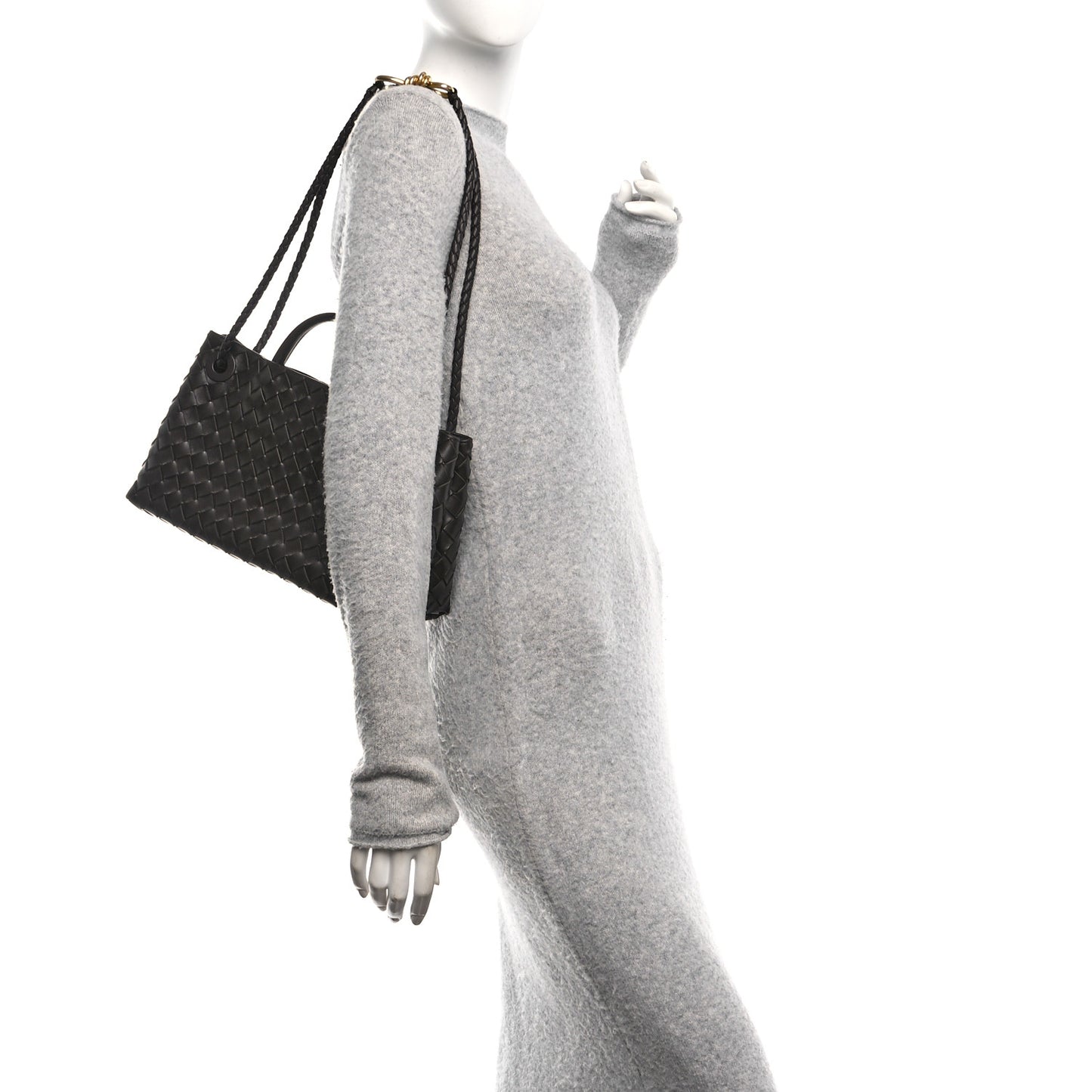 Nappa Intrecciato Small East West Andiamo Shoulder Bag Fondant