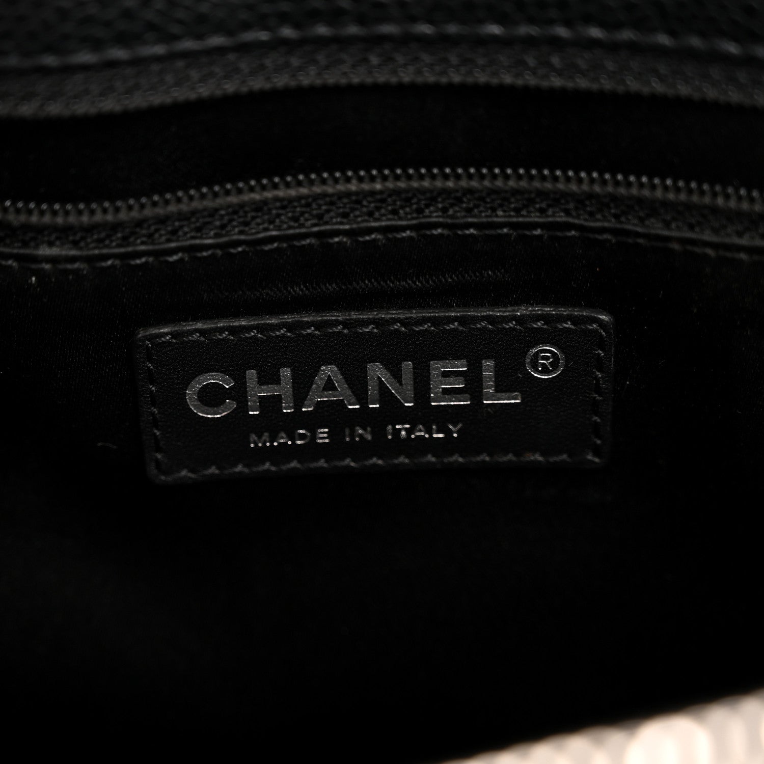 Chanel Caviar Quilted Grand Shopping Tote GST Black 6 of 13