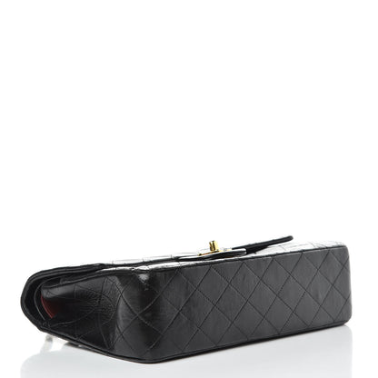 Chanel Lambskin Quilted Medium Double Flap Black 4 of 16