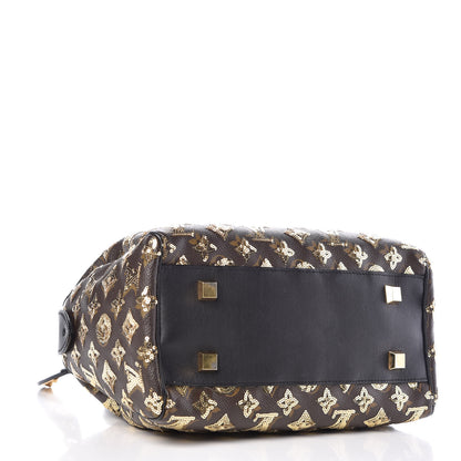 Louis Vuitton Monogram Sequins Eclipse Speedy 28 Gold 4 of 9