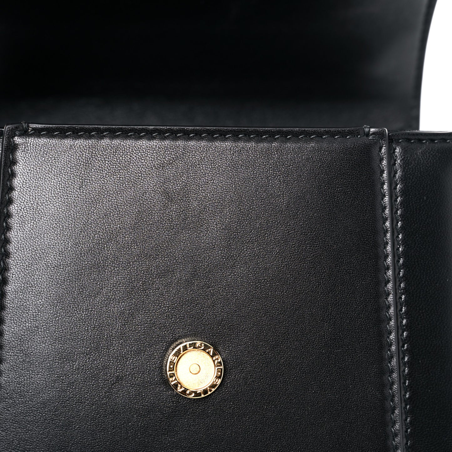 Nappa Serpenti Forever Small Maxi Chain Top Handle Bag Black