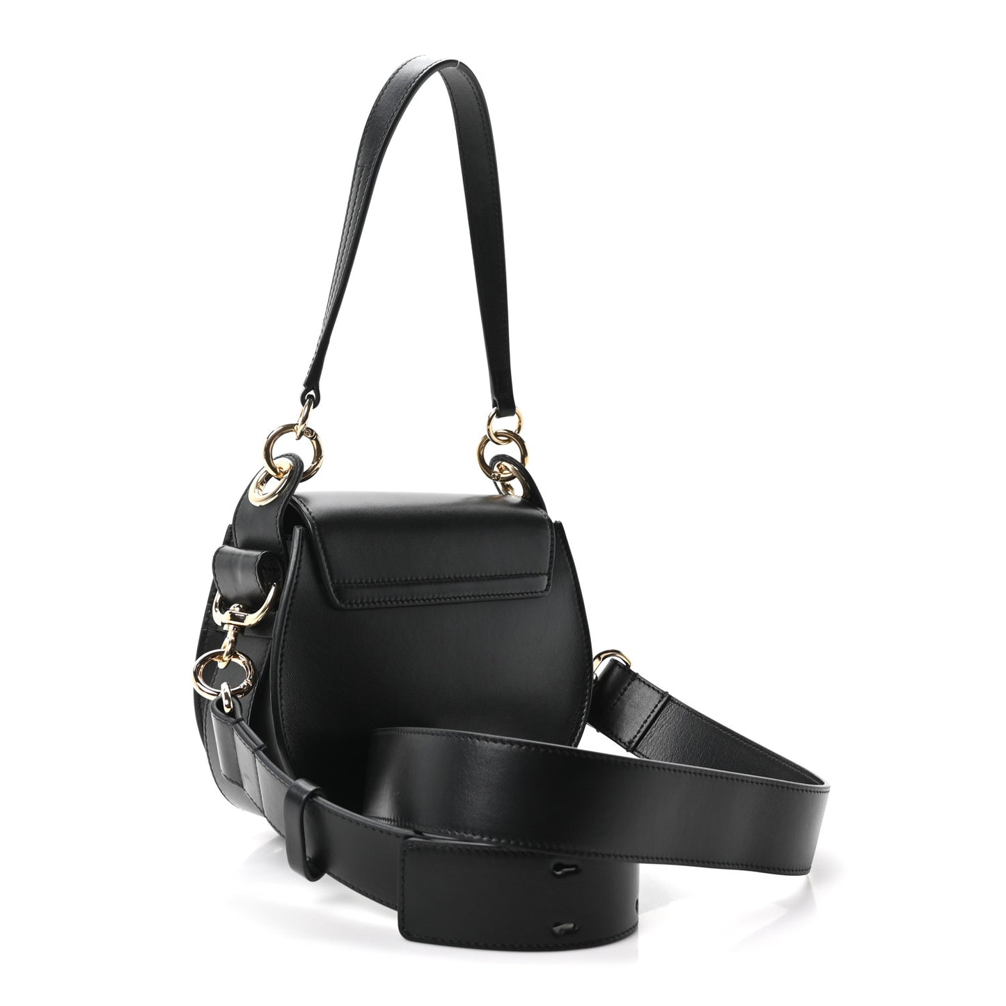 Calfskin Small Tess Bag Black