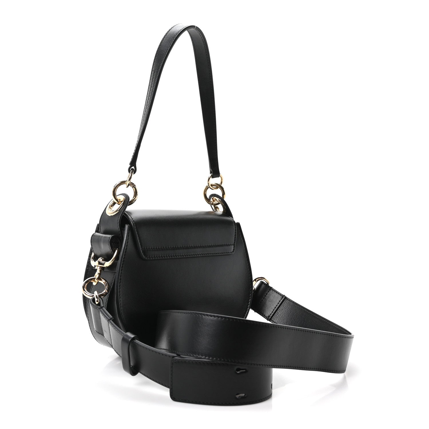 Chloe Calfskin Small Tess Bag Black 3 of 10