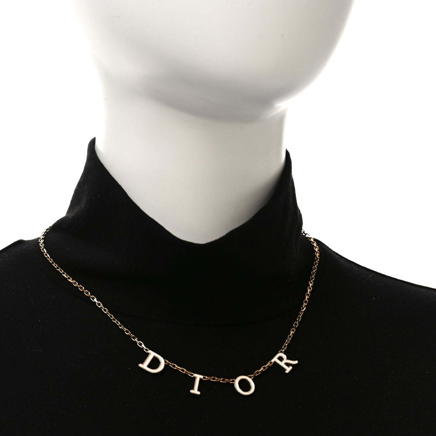 Metal Lacquer Dio(r)evolution Necklace Gold