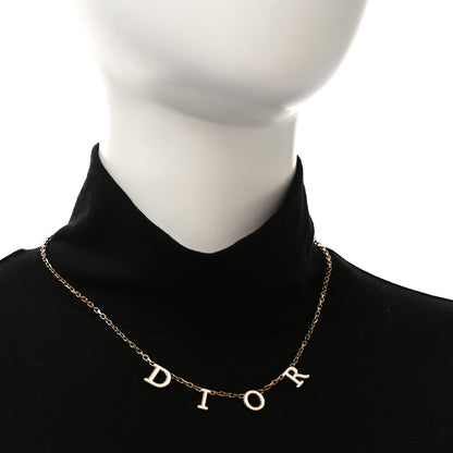 Christian Dior Metal Lacquer Dio(r)evolution Necklace Gold 2 of 5