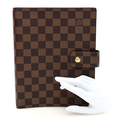 Louis Vuitton Damier Ebene Large Ring Agenda Cover 2 of 8