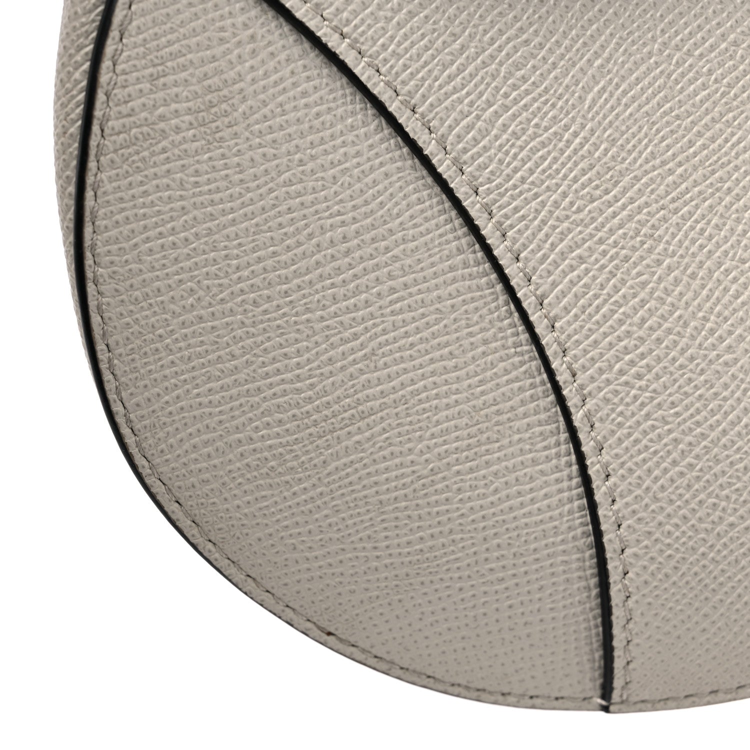 Christian Dior Grained Calfskin Saddle Bag White 11 of 14
