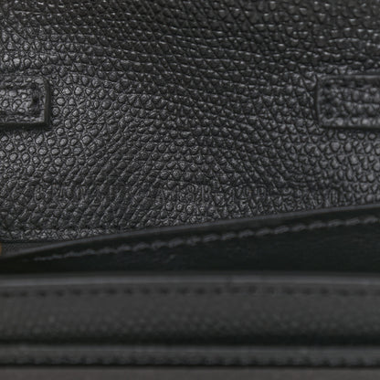 Fendi Vitello Cruise F is Fendi Geometric Flap Wallet on Chain Black 6 of 8