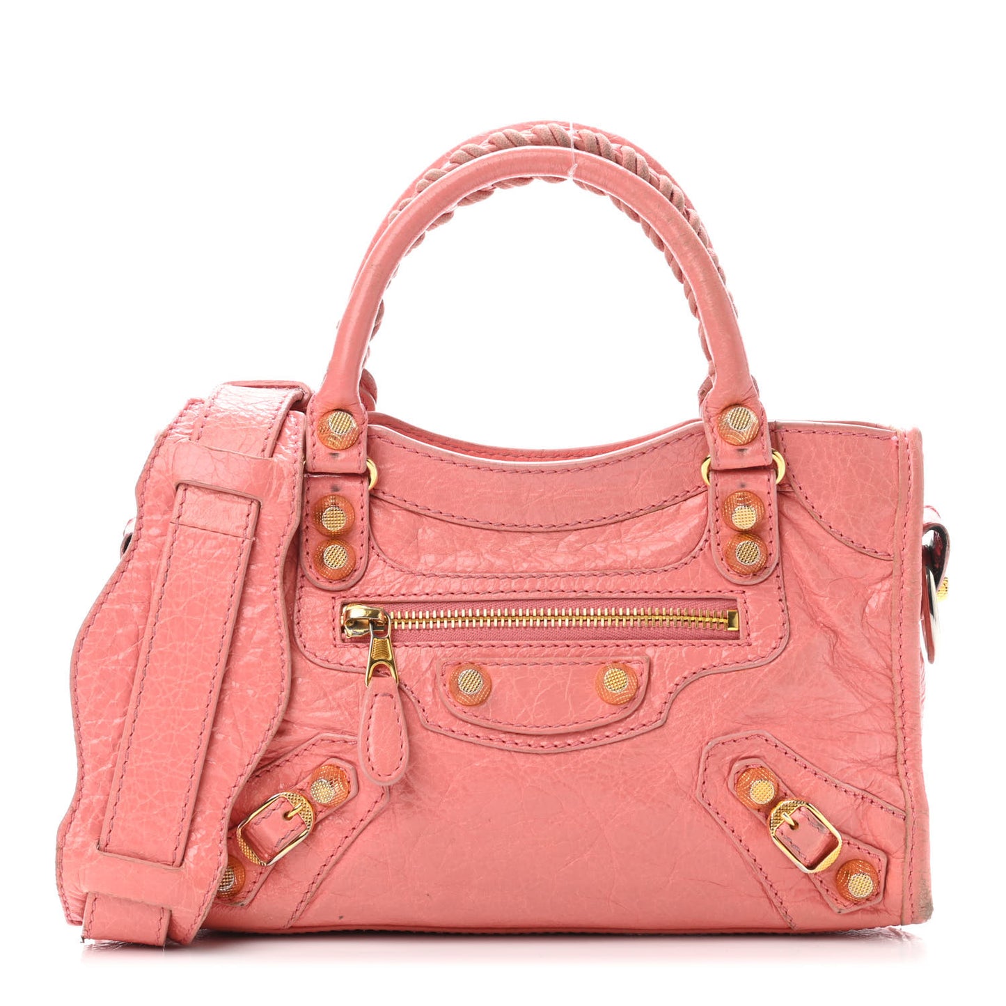 Agneau Giant 12 Gold Hardware Mini City Rose Azalee Rose Jaipur