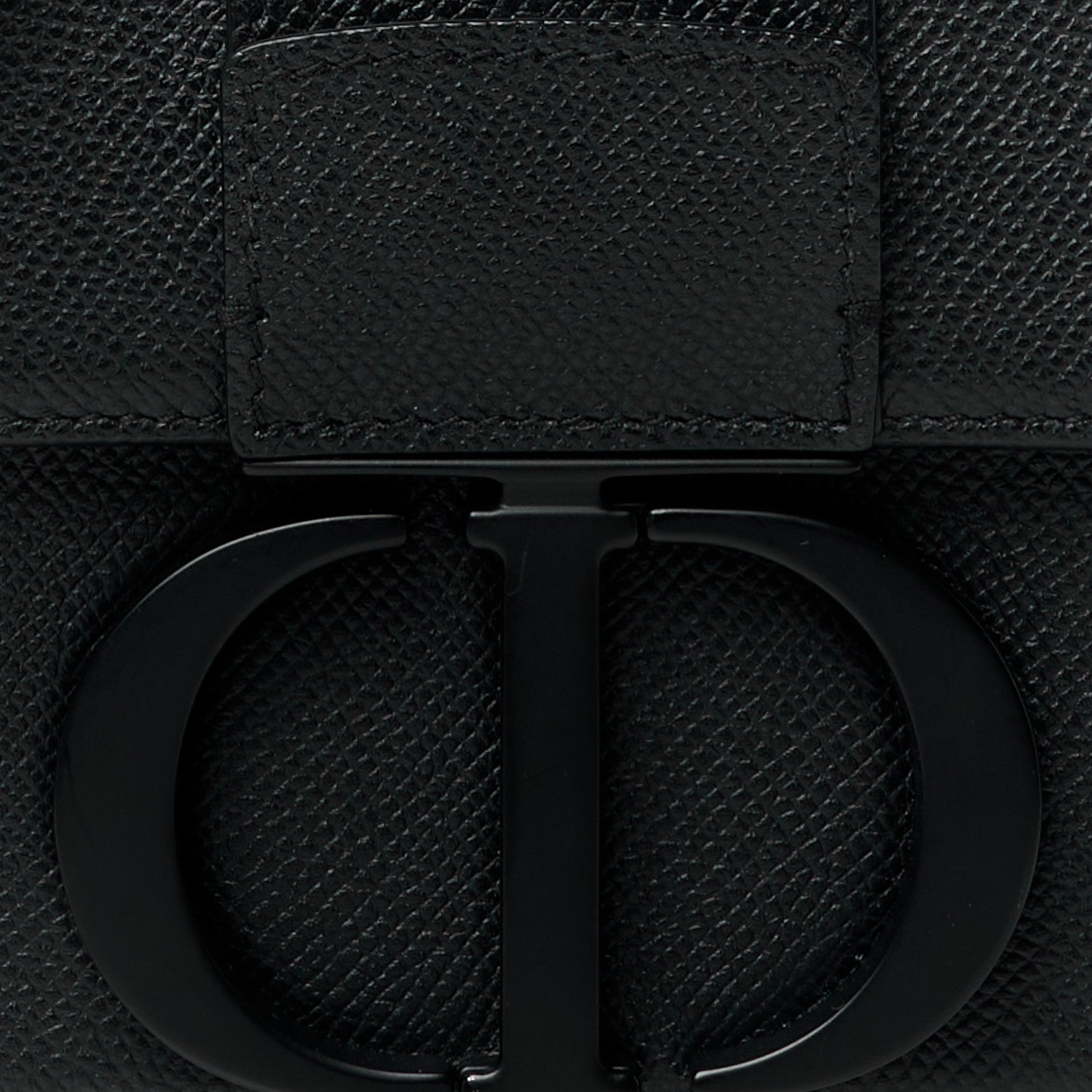Christian Dior Ultra Matte Grained Calfskin 30 Montaigne Box Bag Black 9 of 12