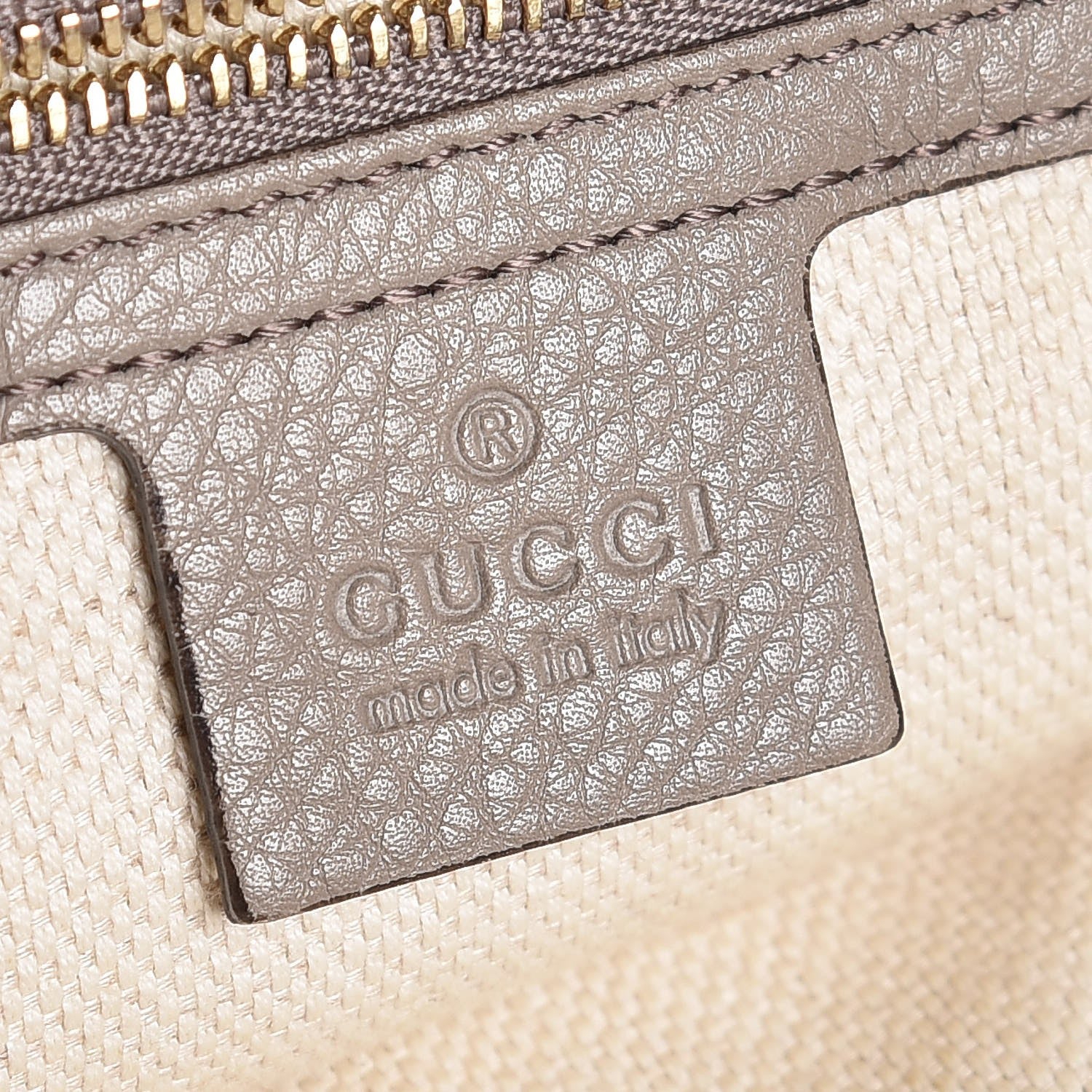 Gucci Pebbled Calfskin Large Soho Hobo New Fango 6 of 9