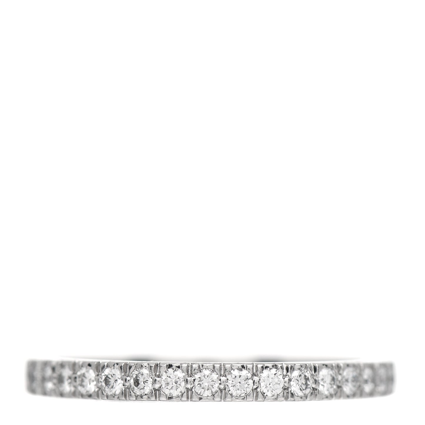 Platinum Diamond .34ctw Soleste Eternity Band Ring 52 6