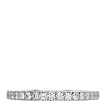Tiffany Platinum Diamond .34ctw Soleste Eternity Band Ring 52 6 1 of 5