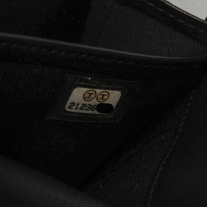 Chanel Lambskin Quilted Boy Zip Around Wallet Black 8 of 8