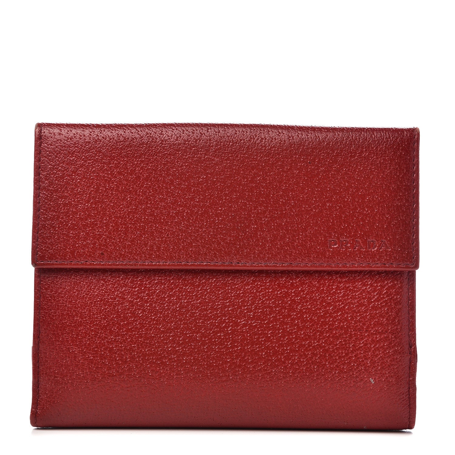 Prada Cinghiale Bi-Fold Wallet Fuoco 1 of 10