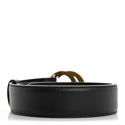 Gucci Dollar Calfskin Interlocking G Belt 85 34 Black 2 of 7